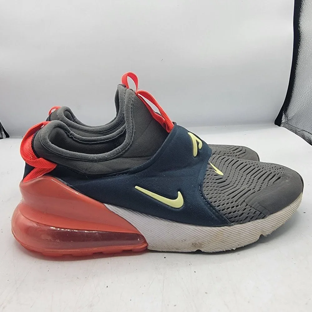 Nike Air Max 270 Extreme Womens 6 Kids 4.5 Iron Grey Crimson Shoes CI1108-007